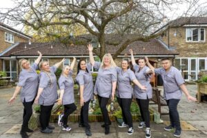 Team photo at Upper Mead Care Home