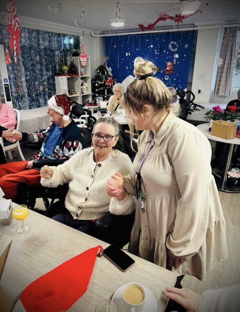 festive fun at the care home